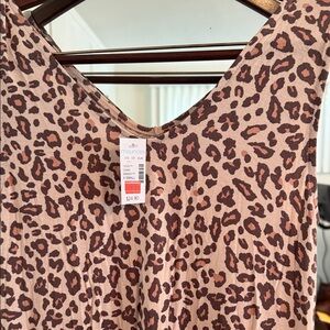 Maurices Brown Leopard Print Sleeveless Top